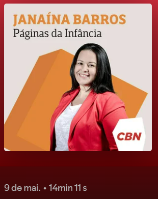 Lia e Suriléa no podcast do Revista CBN, episódio sobre mães na literatura para as infâncias